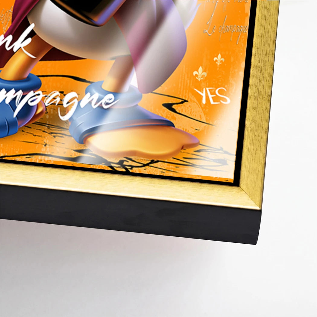Dagobert Champagner Acrylglasbild