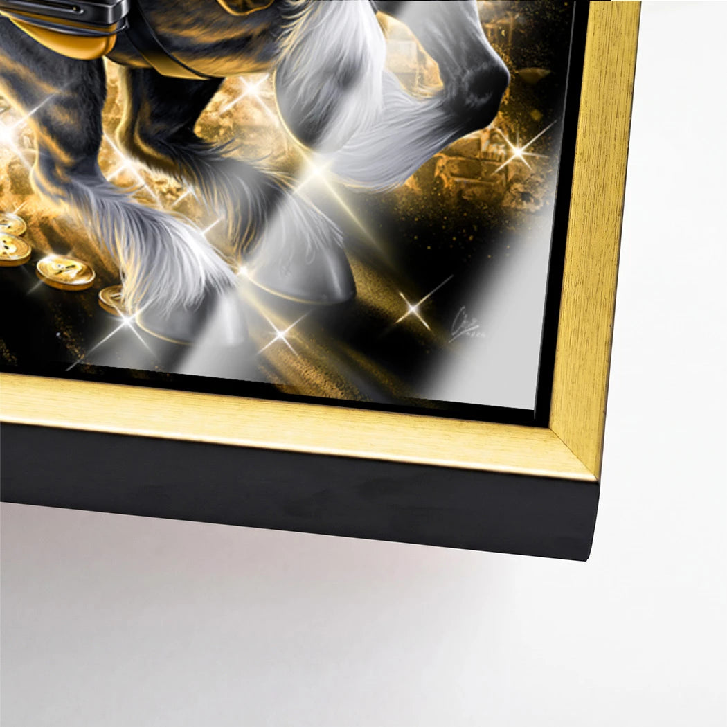 Dagobert Money Rider Acrylglasbild