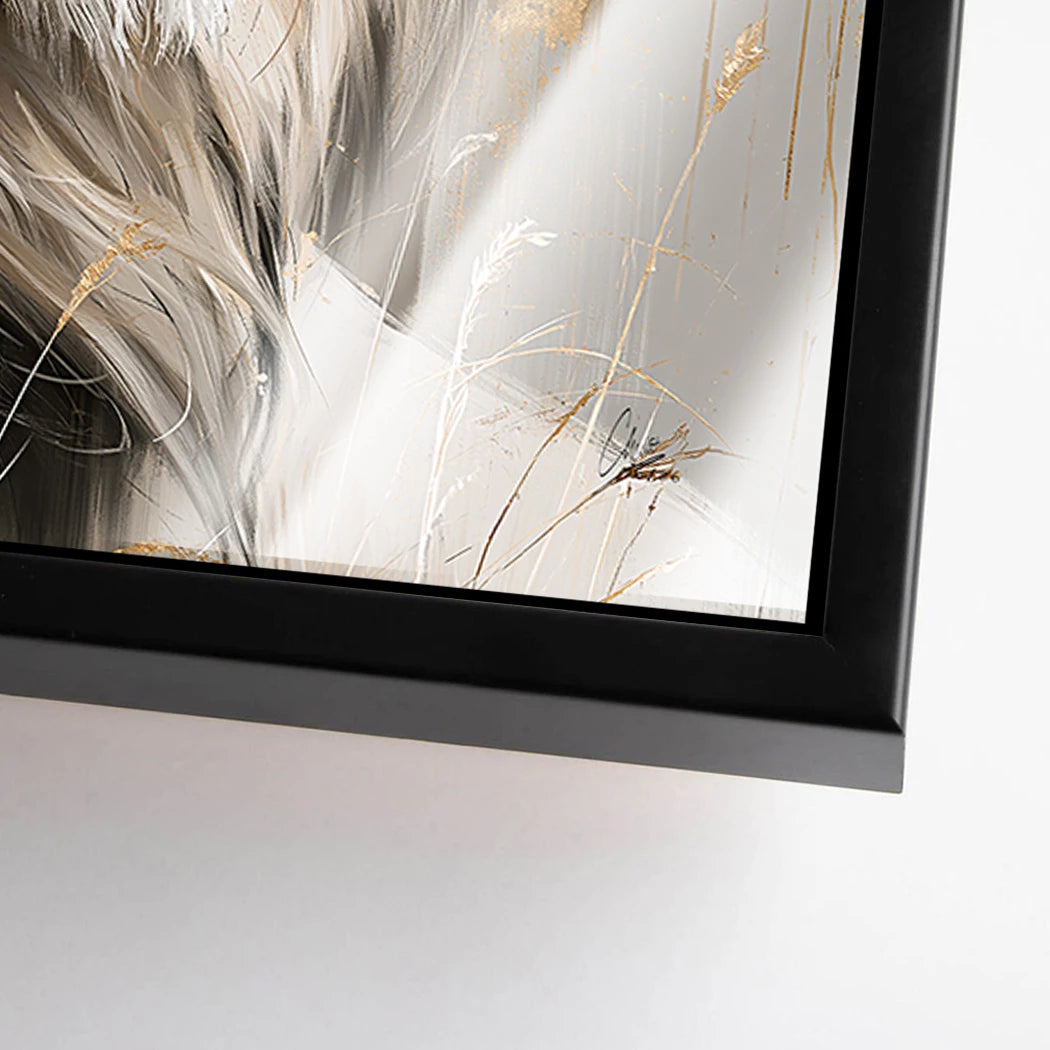 Silent Lion Acrylglasbild