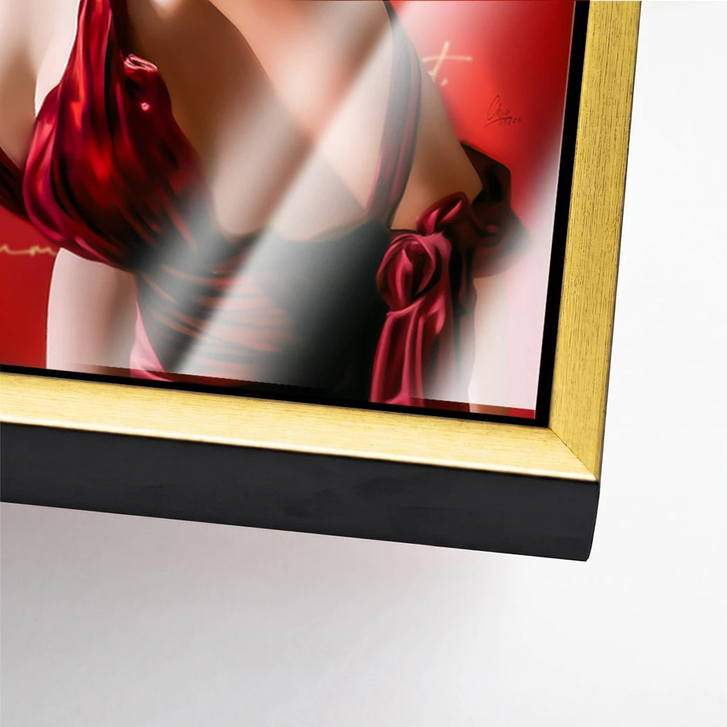 Venus in Rot Acrylglasbild