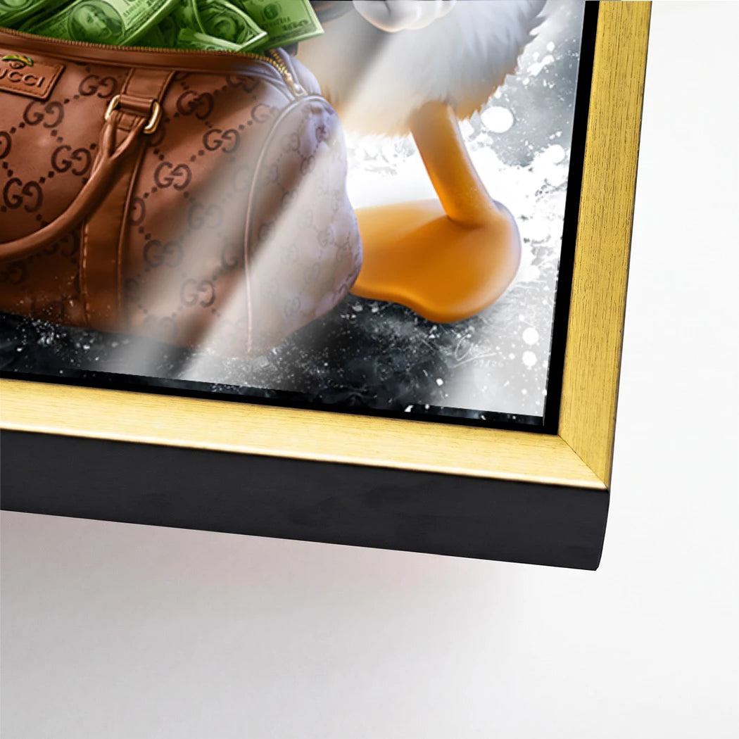 Micky Donald Gang Acrylglasbild