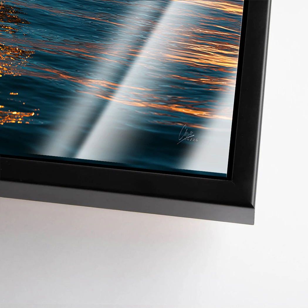 Kristall Meerblick Acrylglasbild