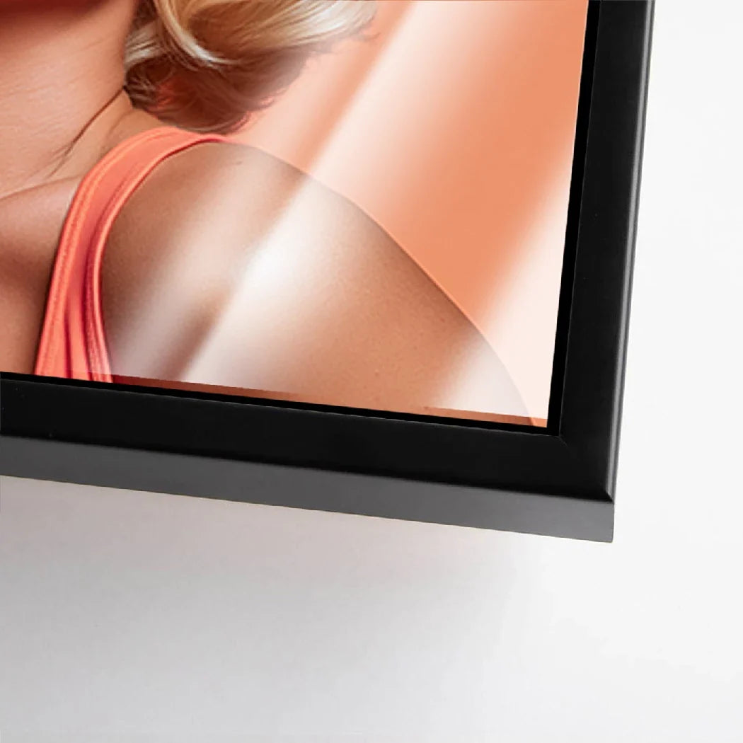 Marilyn Monroe Star Kiss Acrylglasbild