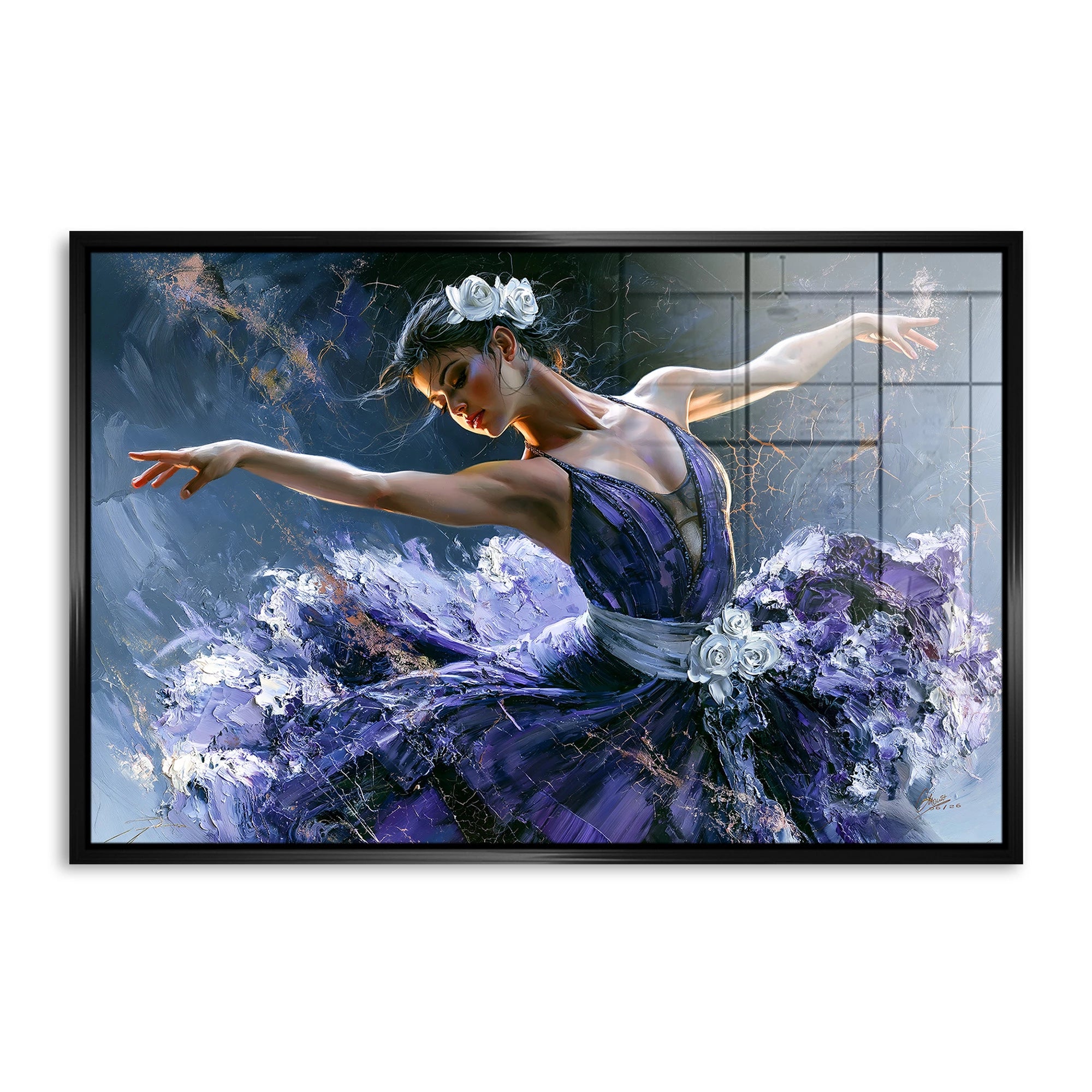 Ballerina Royal Acrylglasbild