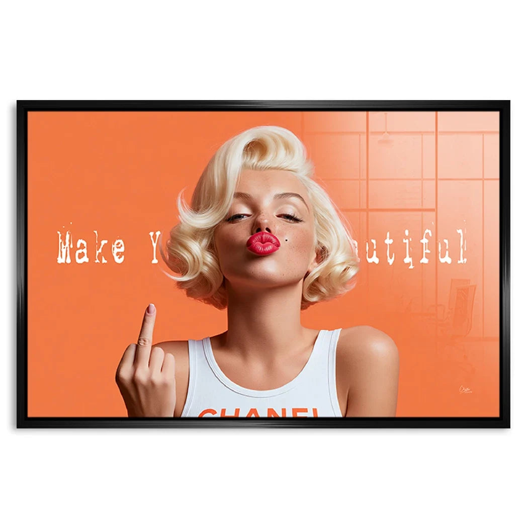 Marilyn Monroe Beautiful Acrylglasbild