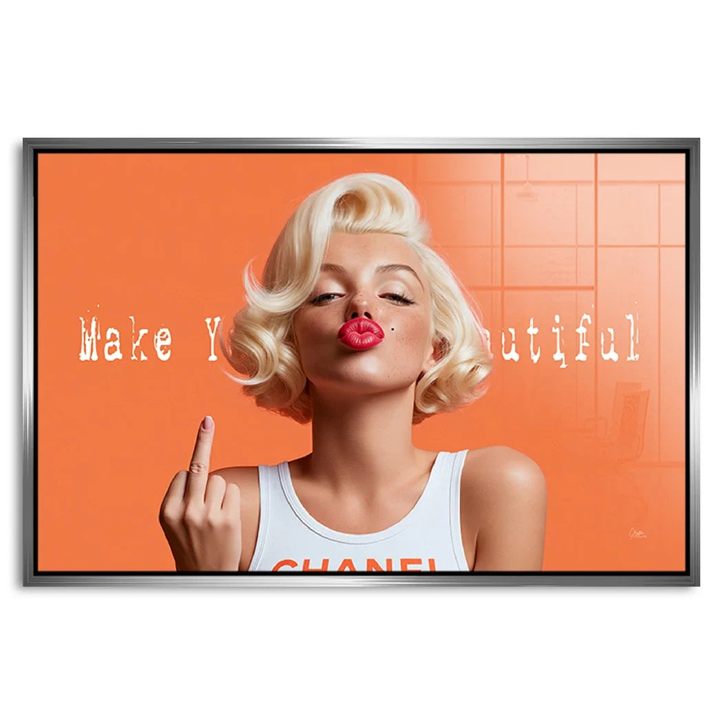 Marilyn Monroe Beautiful Acrylglasbild