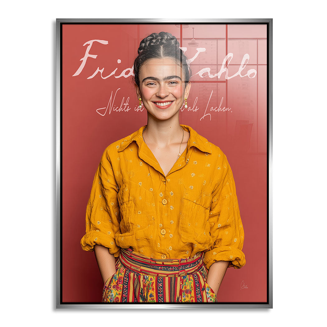 Das Lachen der Frida Acrylglasbild