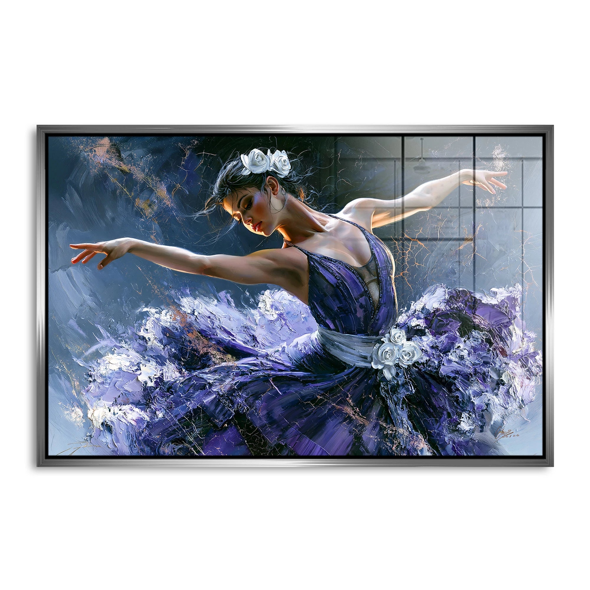 Ballerina Royal Acrylglasbild