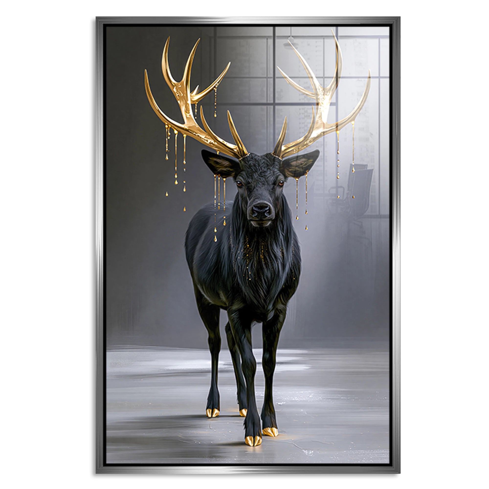 Hirsch Royal Acrylglasbild