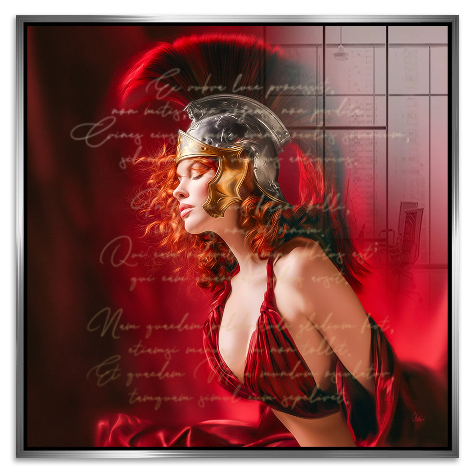 Römische Verführerin Acrylglasbild