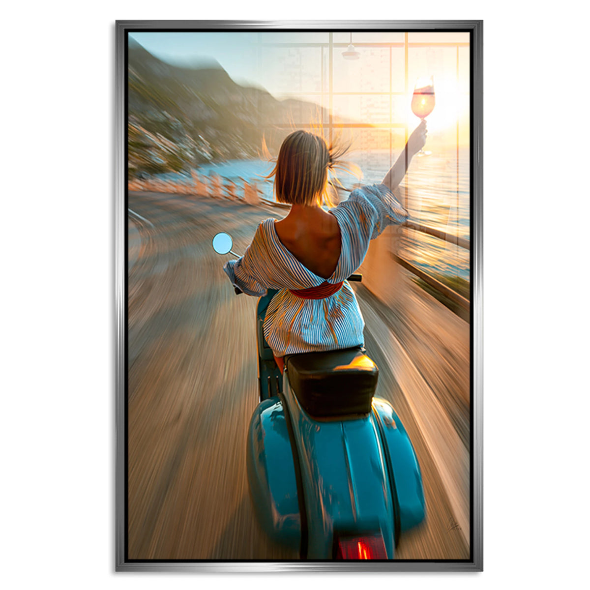 Vespa Dolce Vita Acrylglasbild
