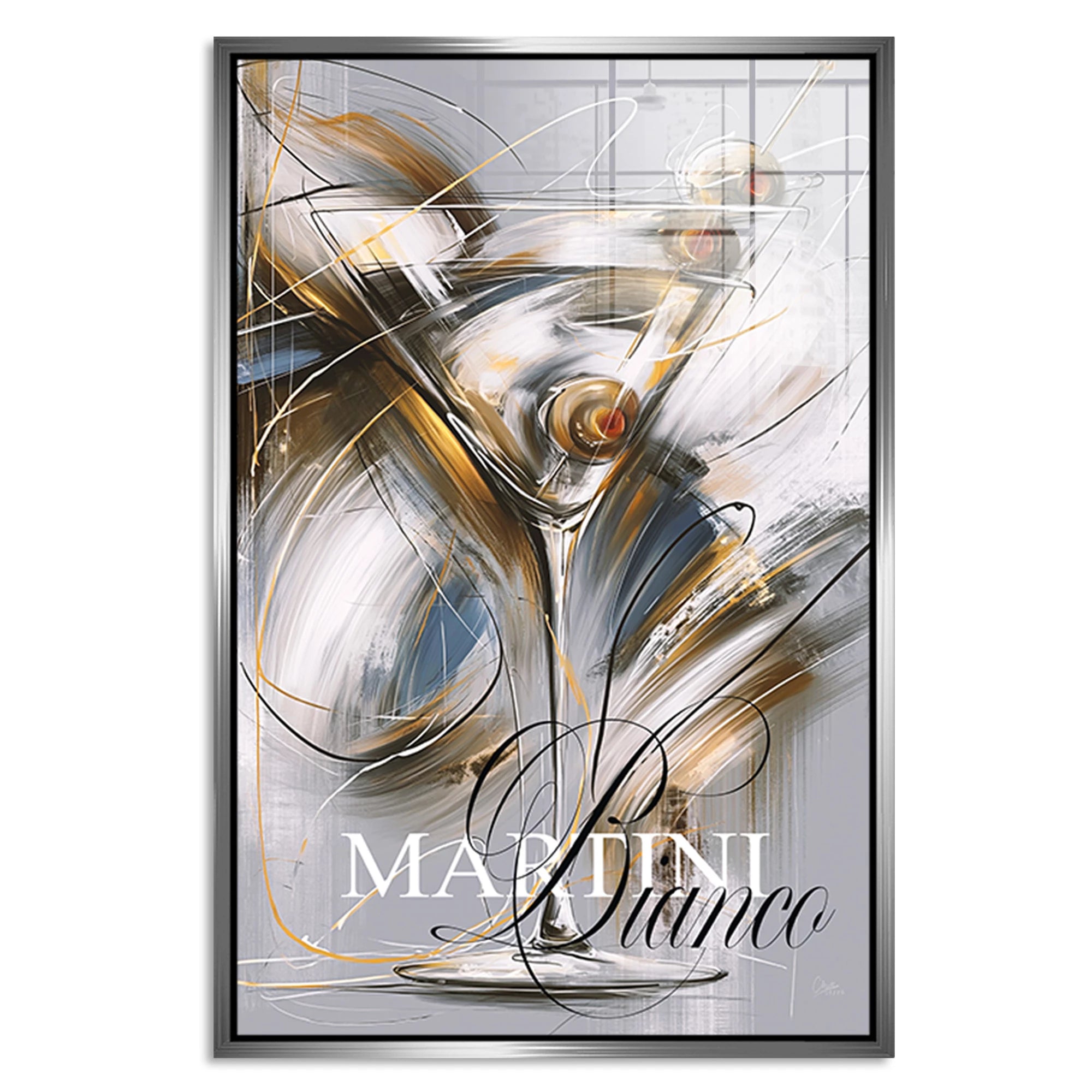 Martini Bianco Acrylglasbild