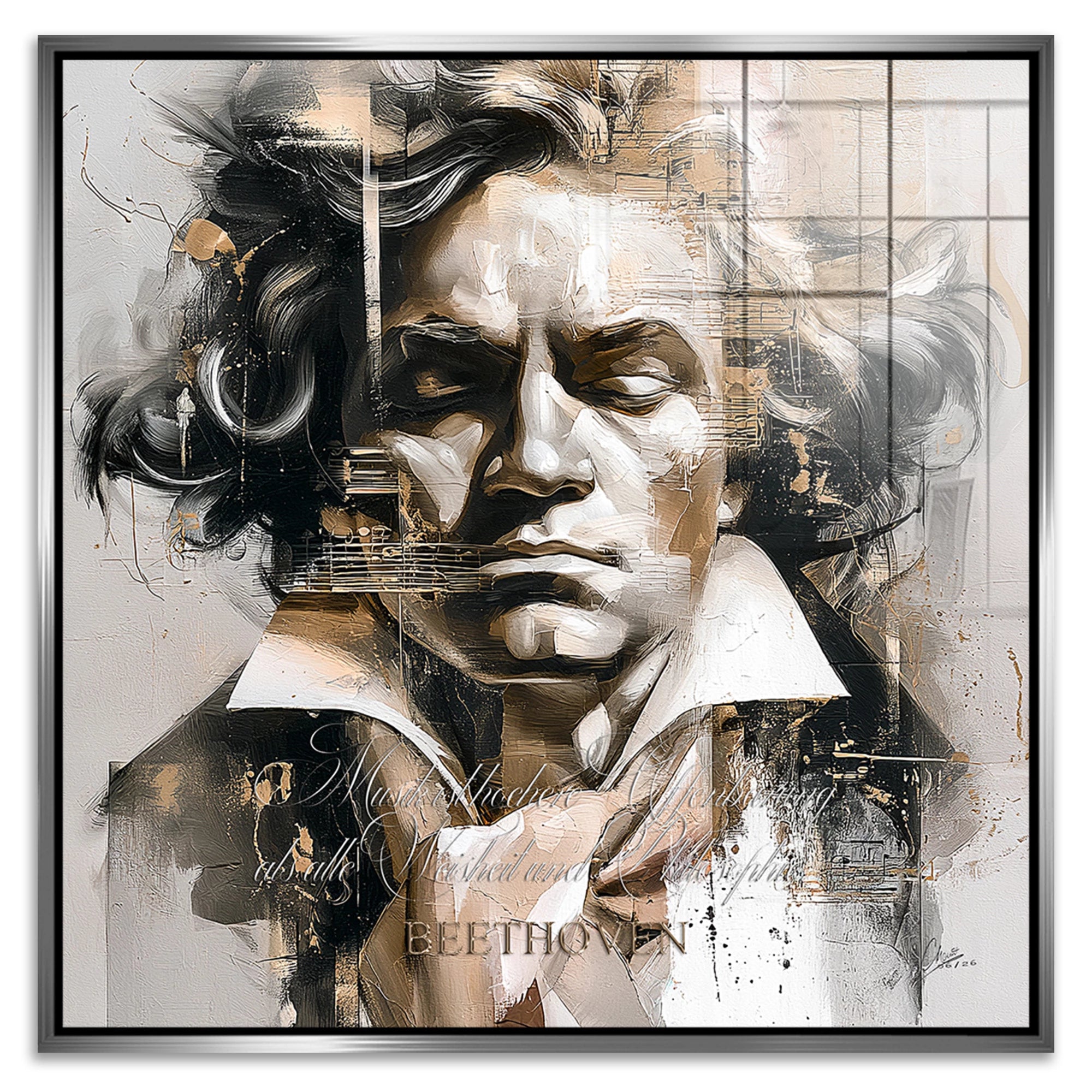 Beethoven Opus Acrylglasbild