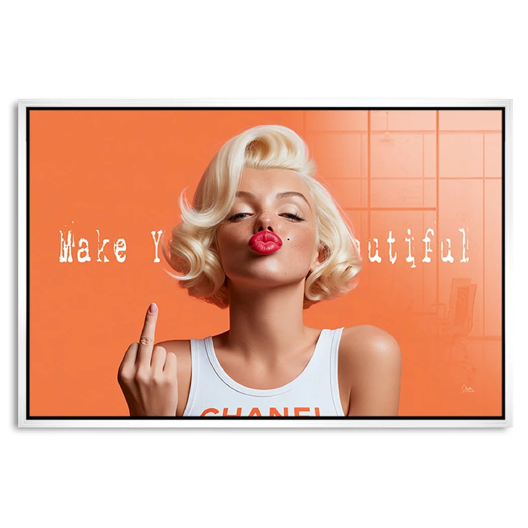 Marilyn Monroe Beautiful Acrylglasbild