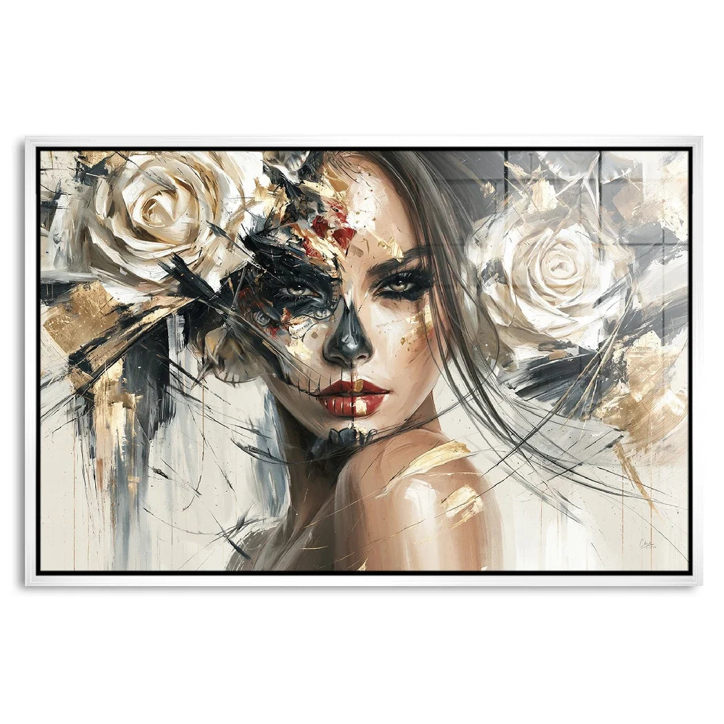 La Catrina Dark Romance Acrylglasbild