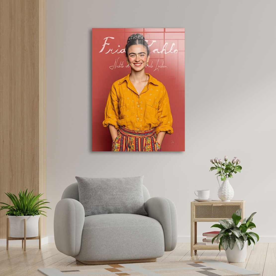 Das Lachen der Frida Acrylglasbild