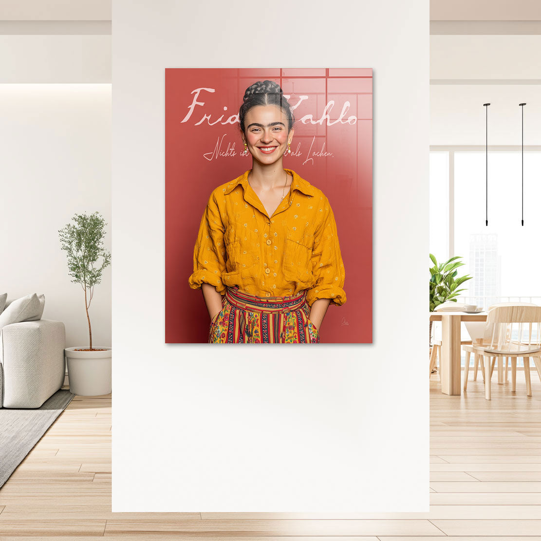Das Lachen der Frida Acrylglasbild