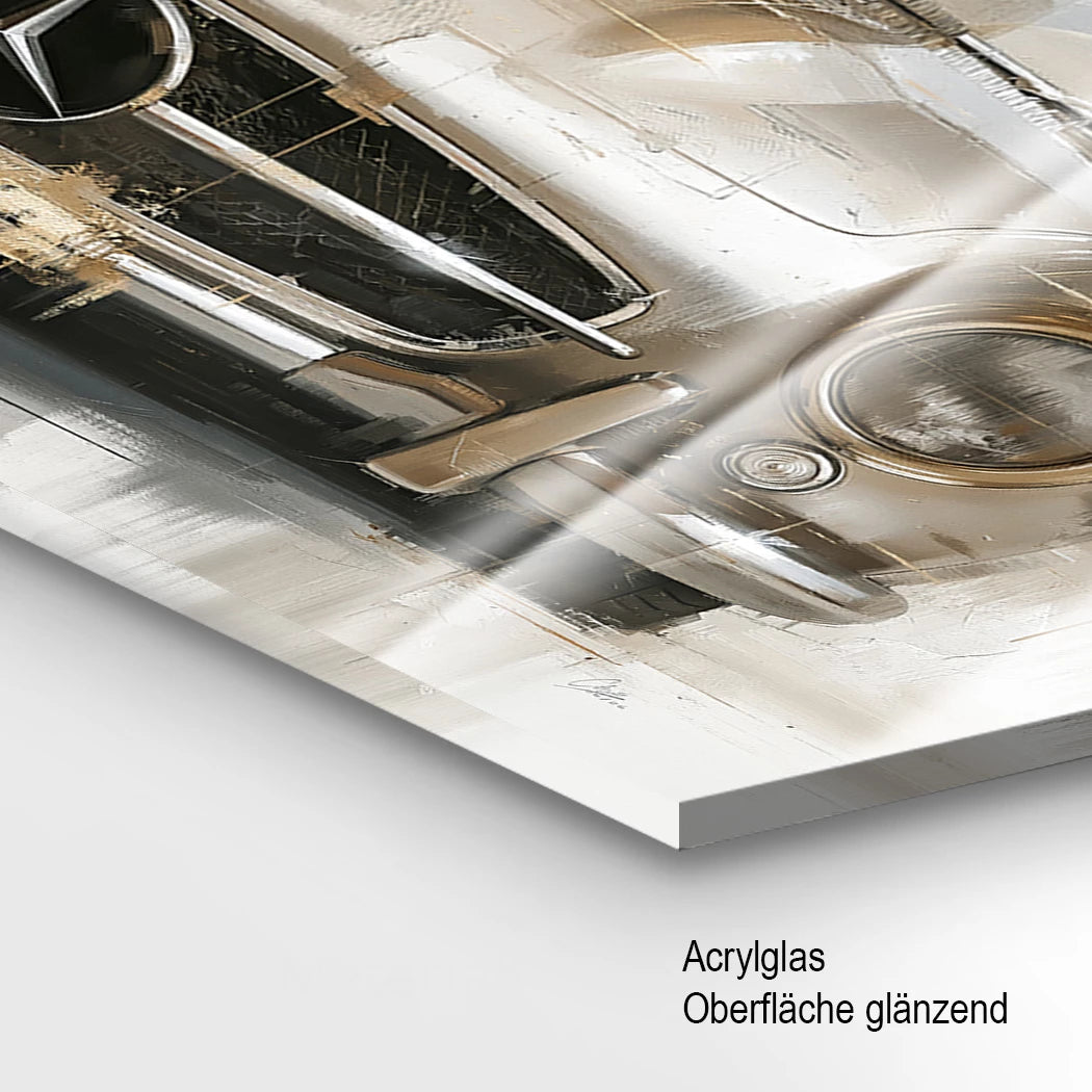Mercedes 300SL Legende Acrylglasbild