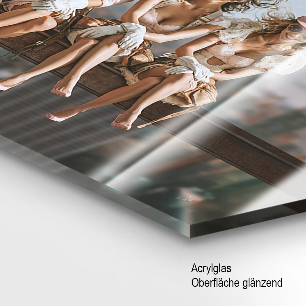 Skyline Queens Leinwand Bild