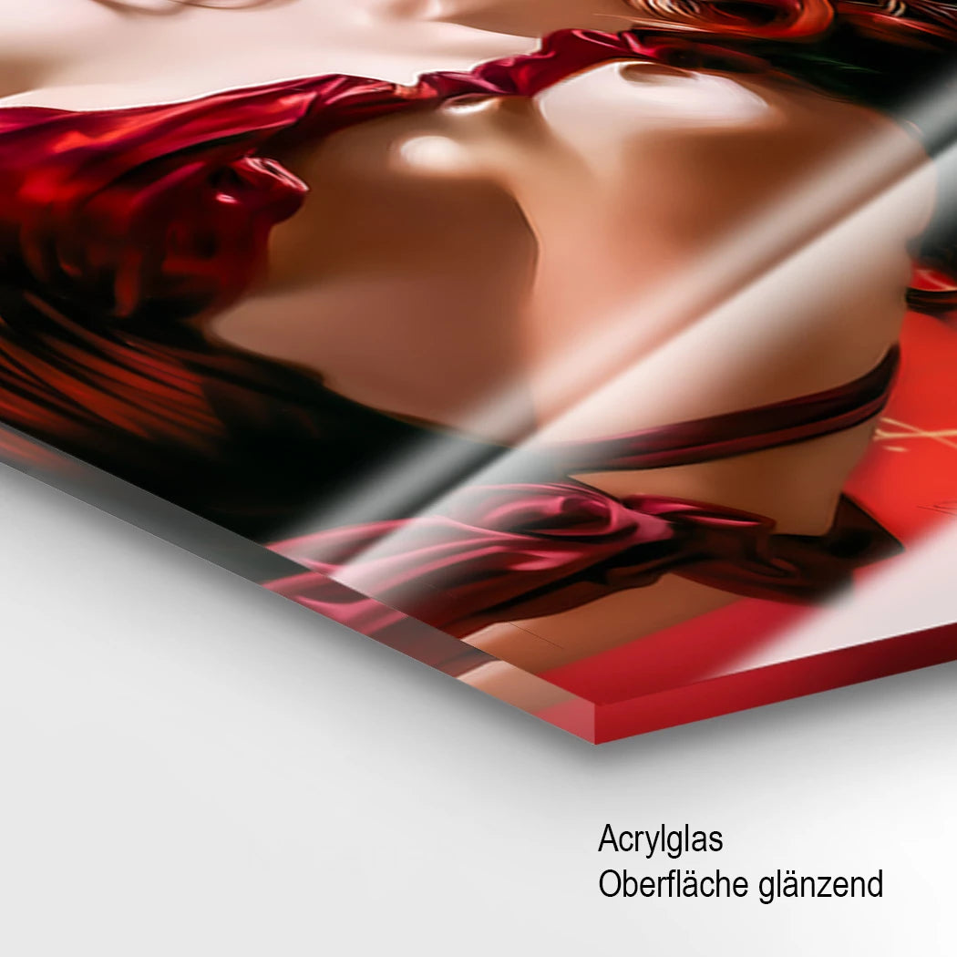 Venus in Rot Acrylglasbild
