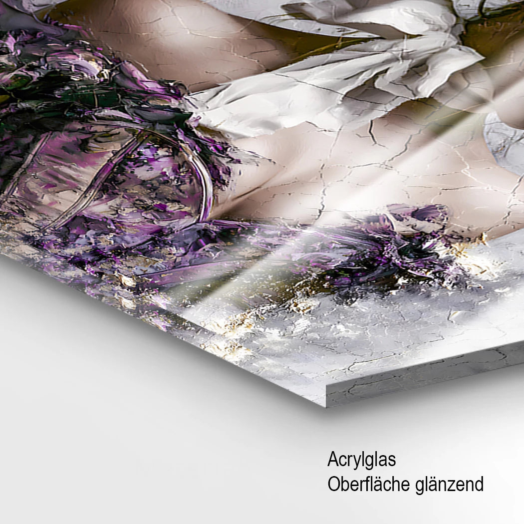 Rosen Duett Acrylglasbild