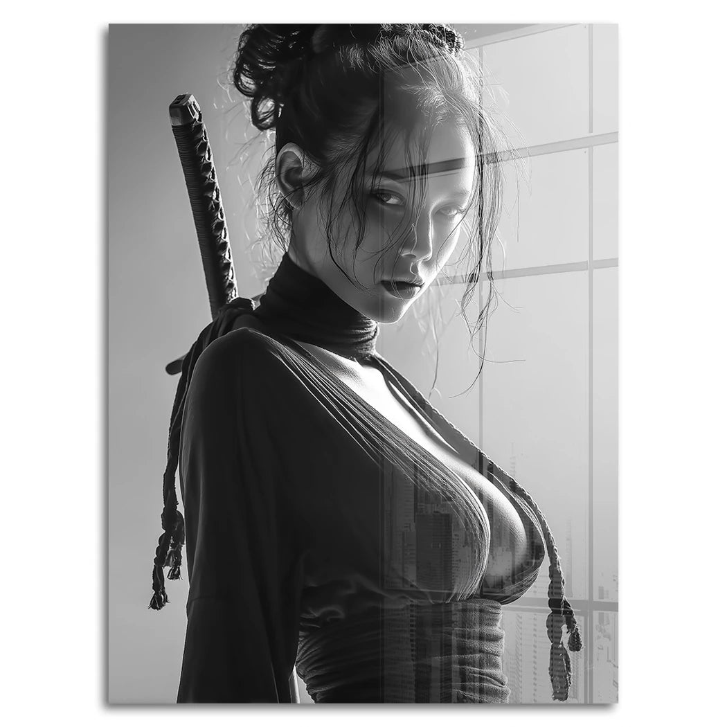 Katana Queen Acrylglasbild