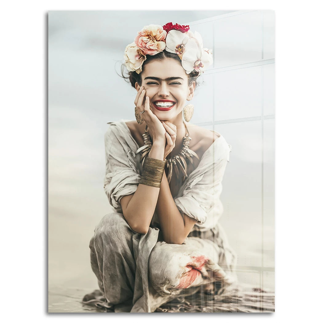 Frida Kahlo Summer Acrylglasbild