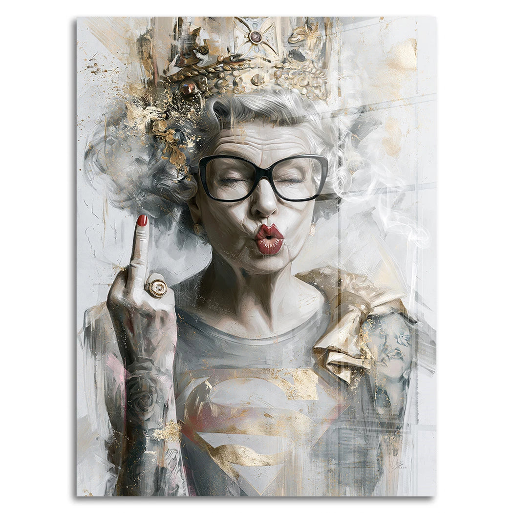 Queen Superman Acrylglasbild