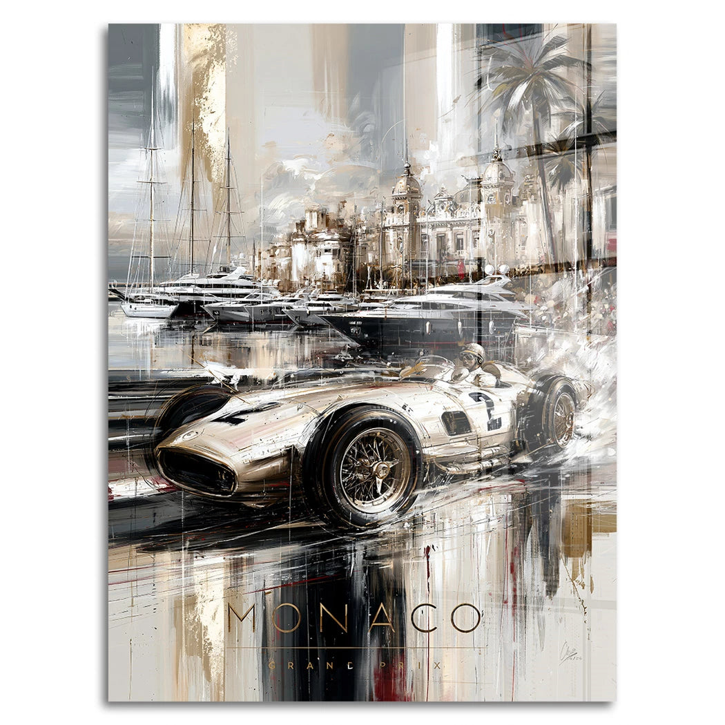 Monaco Pole Position Acrylglasbild