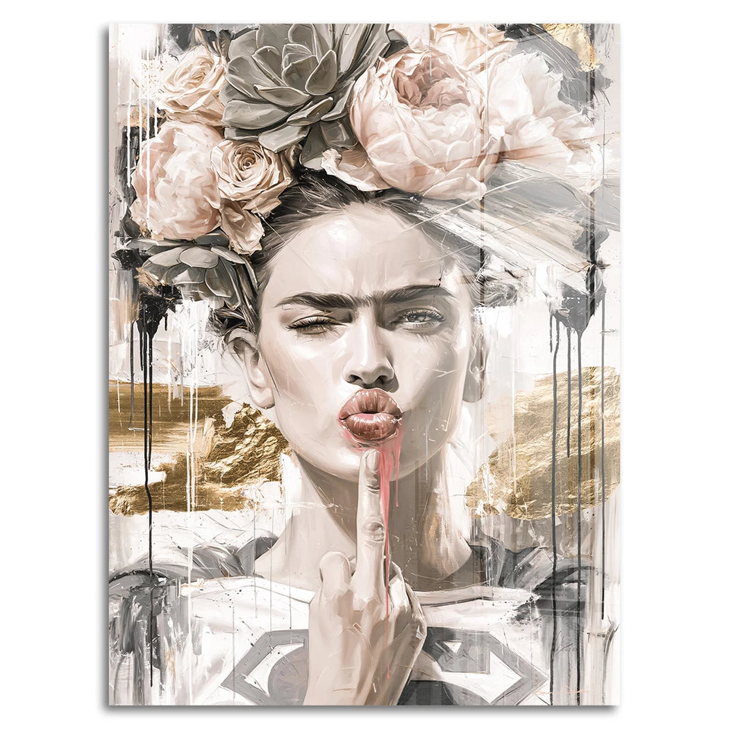 Frida Superman Acrylglasbild