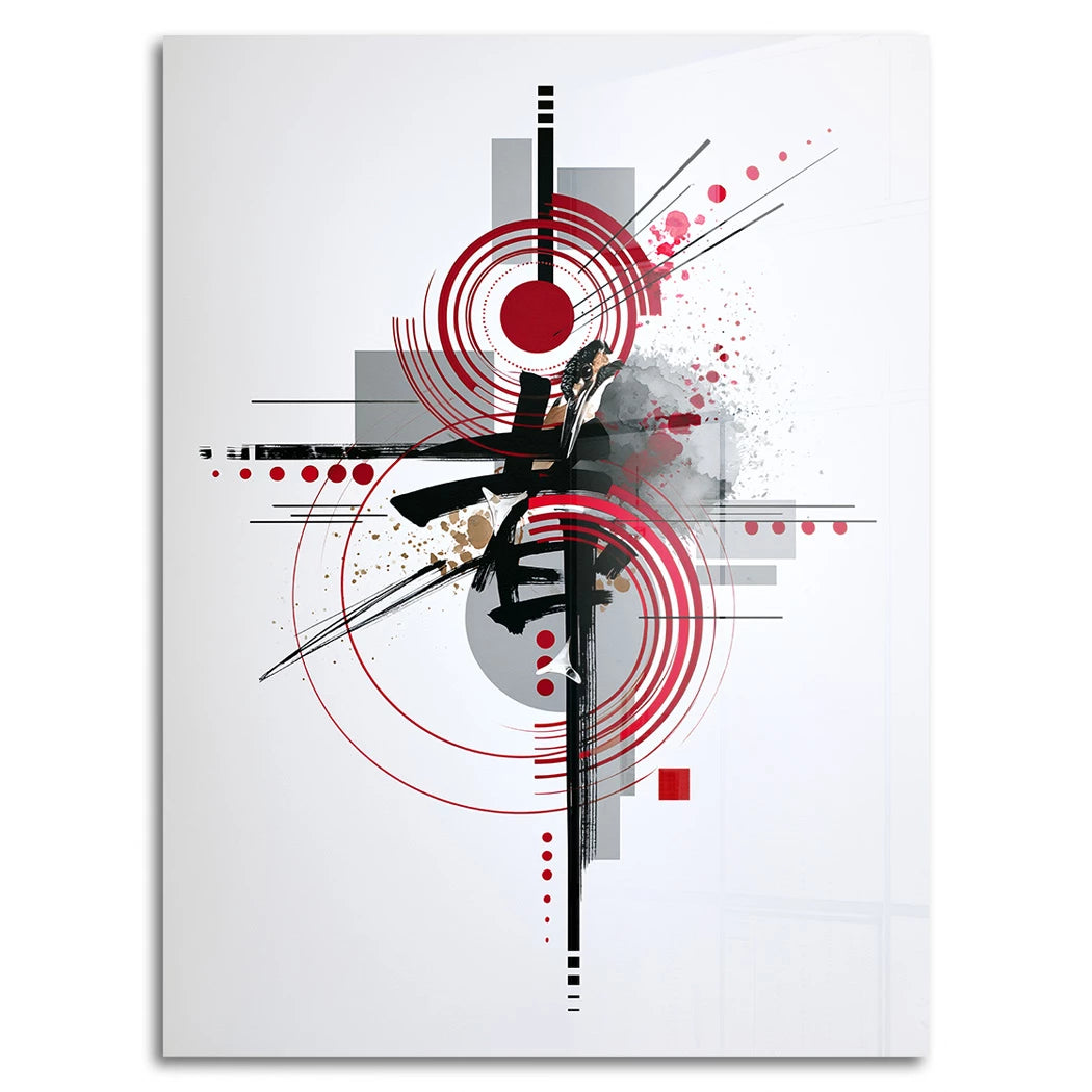 Zen Geometrie Acrylglasbild