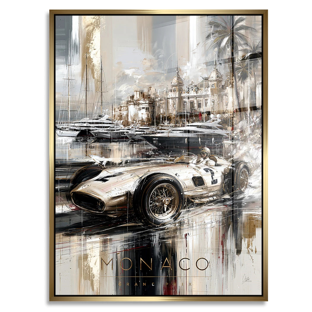 Monaco Pole Position Acrylglasbild