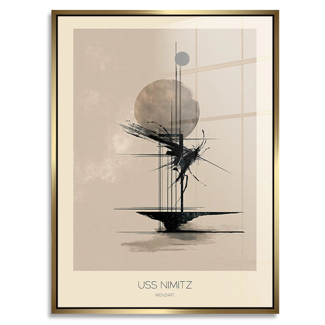 USS Nimitz Acrylglasbild