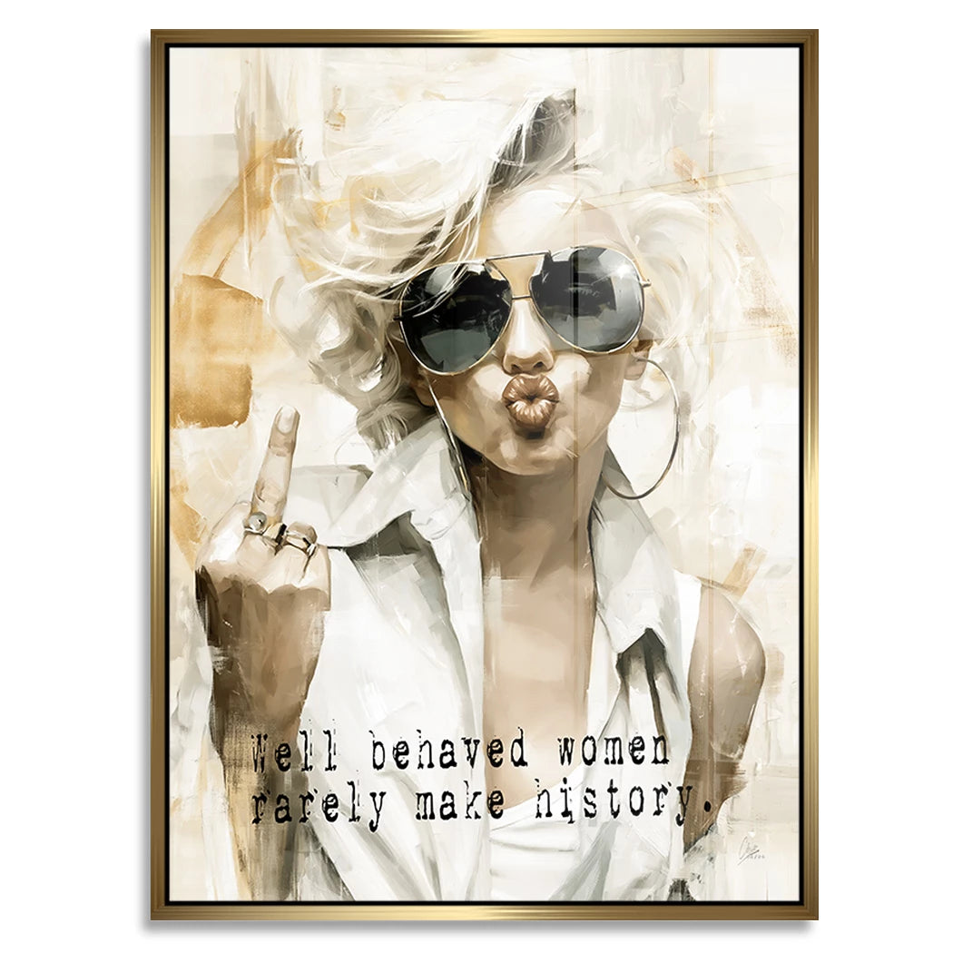 Marilyn Monroe Rebell Acrylglasbild