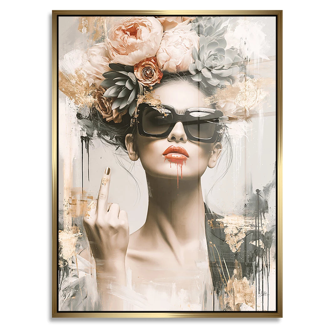Frida Kahlo Statement Acrylglasbild