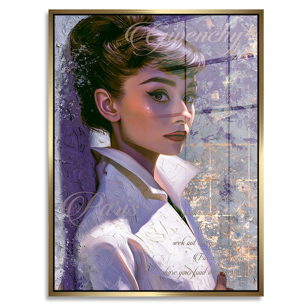 Audrey Couture Acrylglasbild