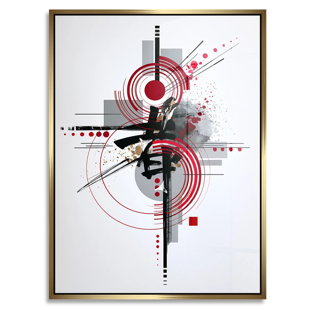 Zen Geometrie Acrylglasbild