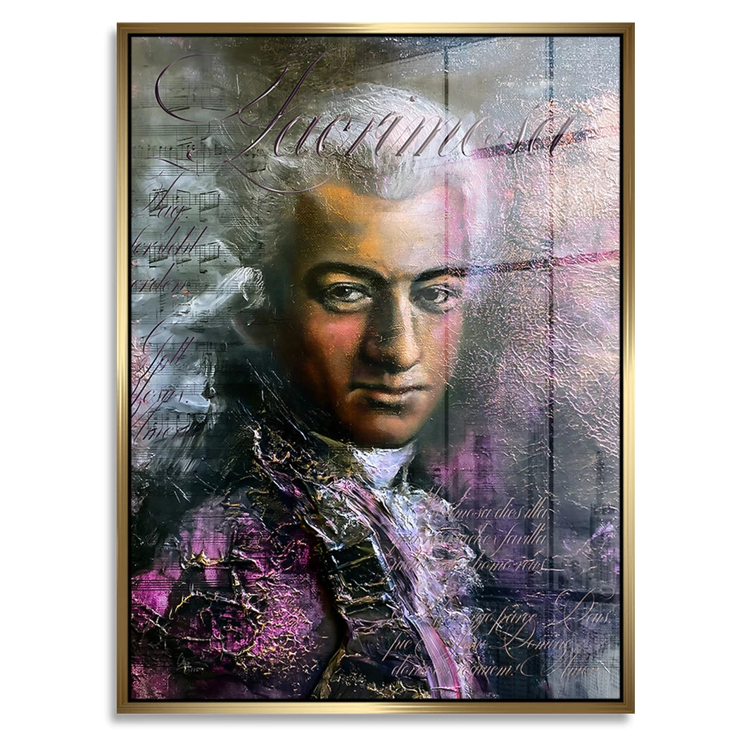 Mozart Opus Acrylglasbild