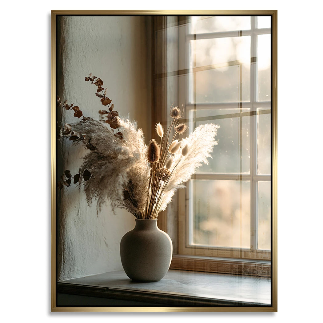 Pampas Fensterlicht Acrylglasbild
