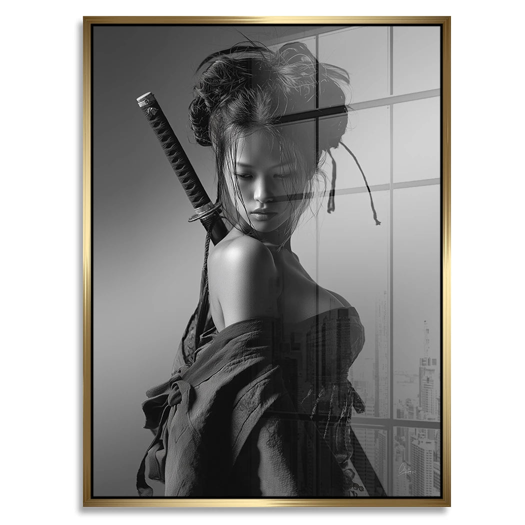 Samurai Diva Acrylglasbild