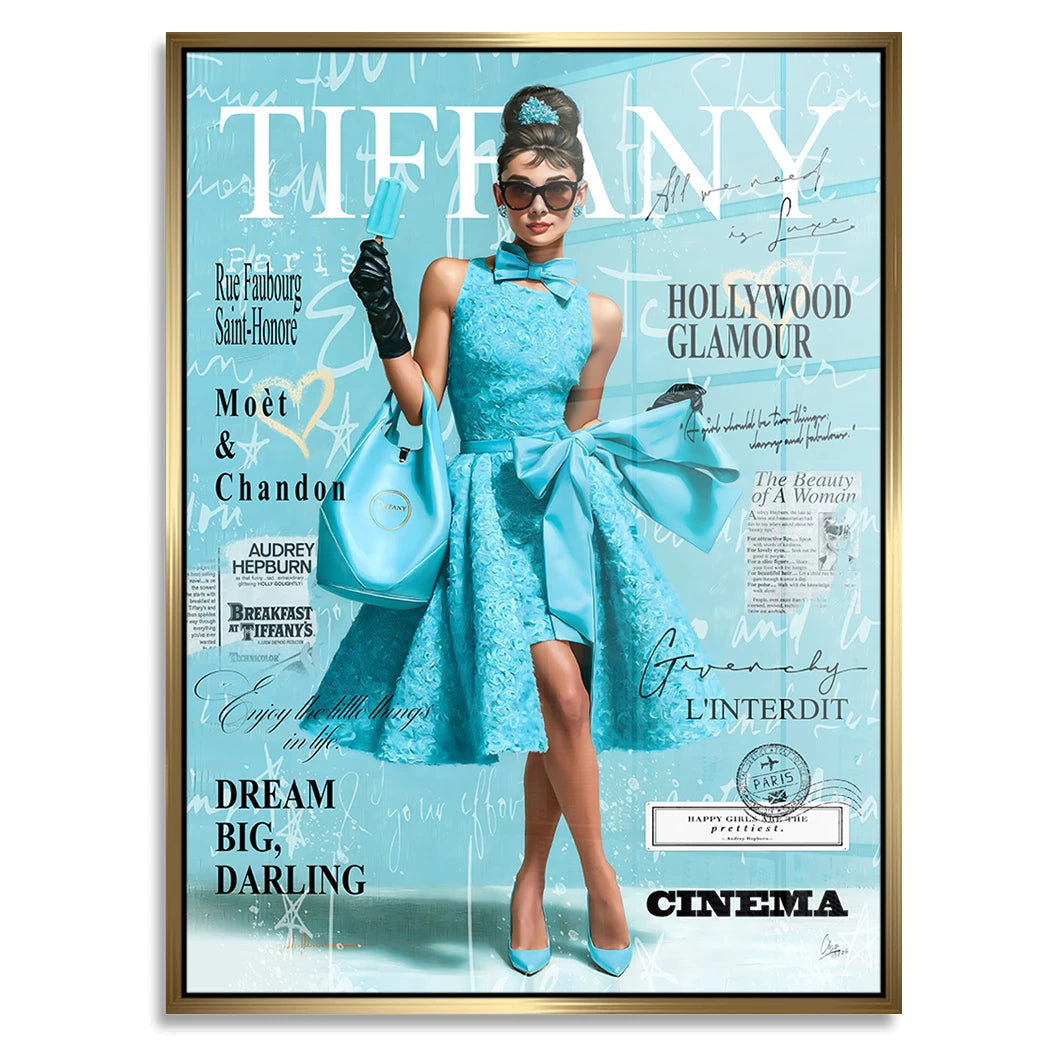 Audrey Tiffany Chic Acrylglasbild
