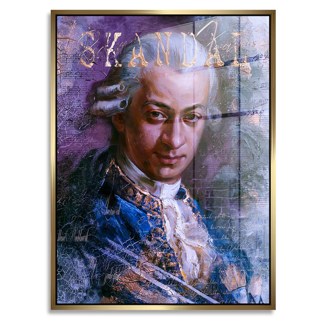 Rock me Amadeus Acrylglasbild