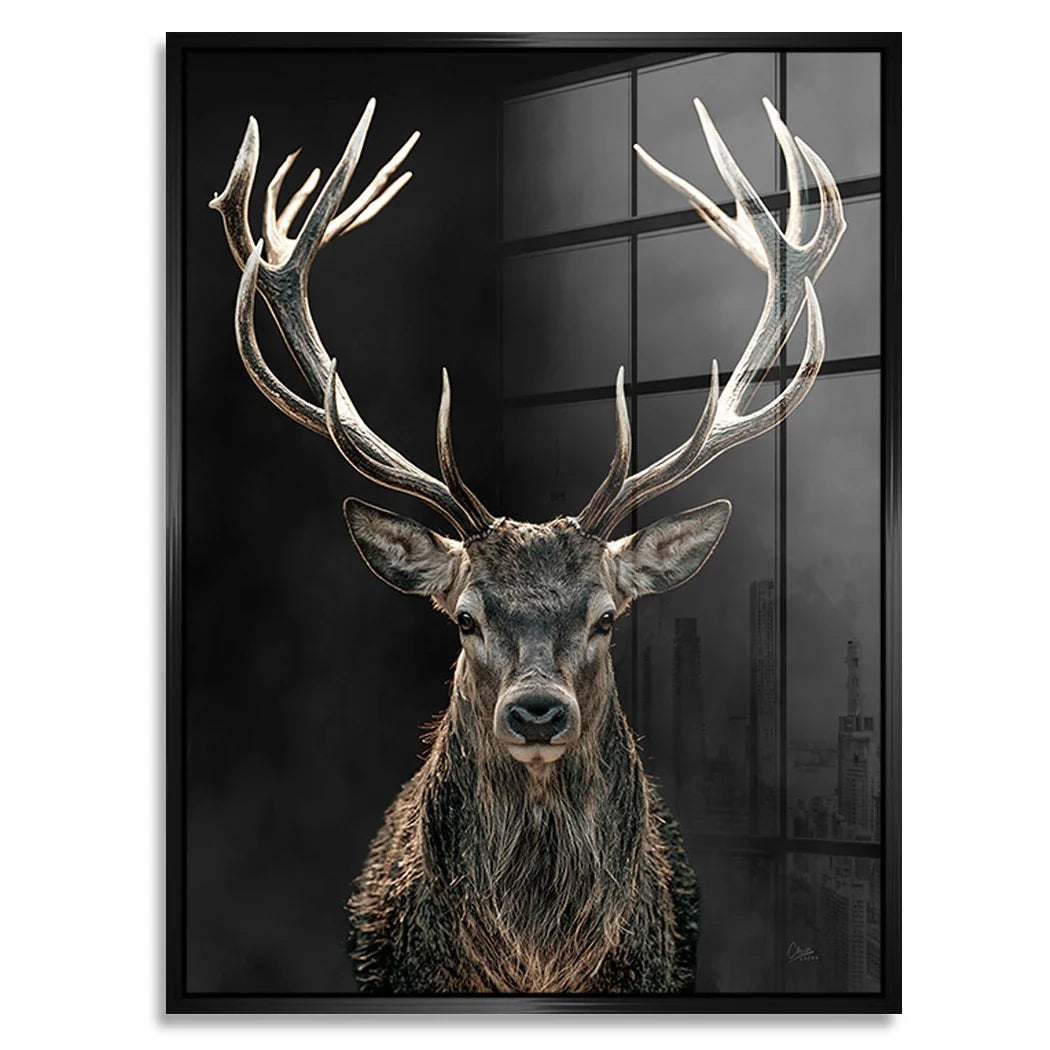 Hirsch Royal Art Acrylglasbild