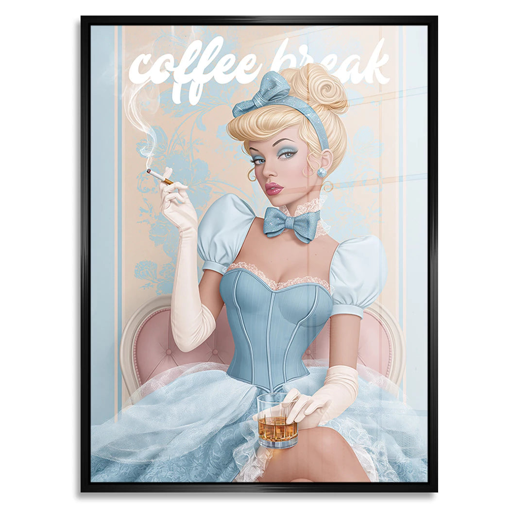 Cinderella Coffee Acrylglasbild