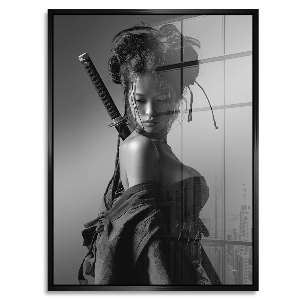 Samurai Diva Acrylglasbild