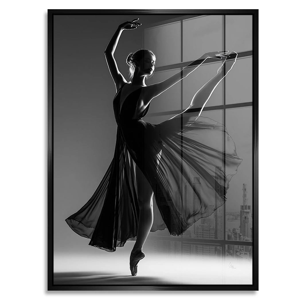 Ballerina Schattenpoesie Acrylglasbild