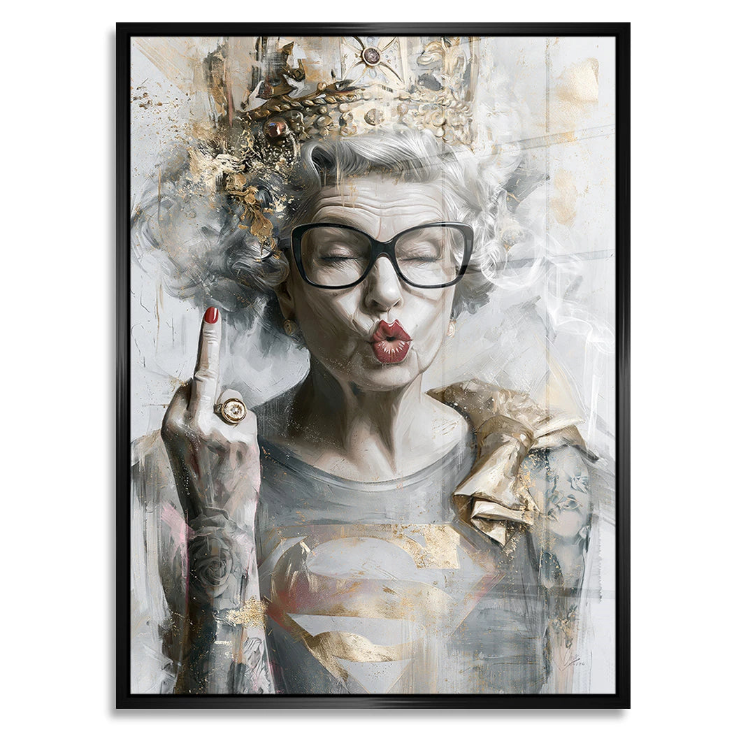 Queen Superman Acrylglasbild