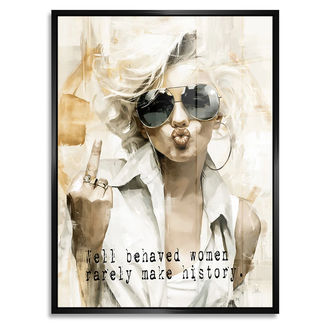 Marilyn Monroe Rebell Acrylglasbild