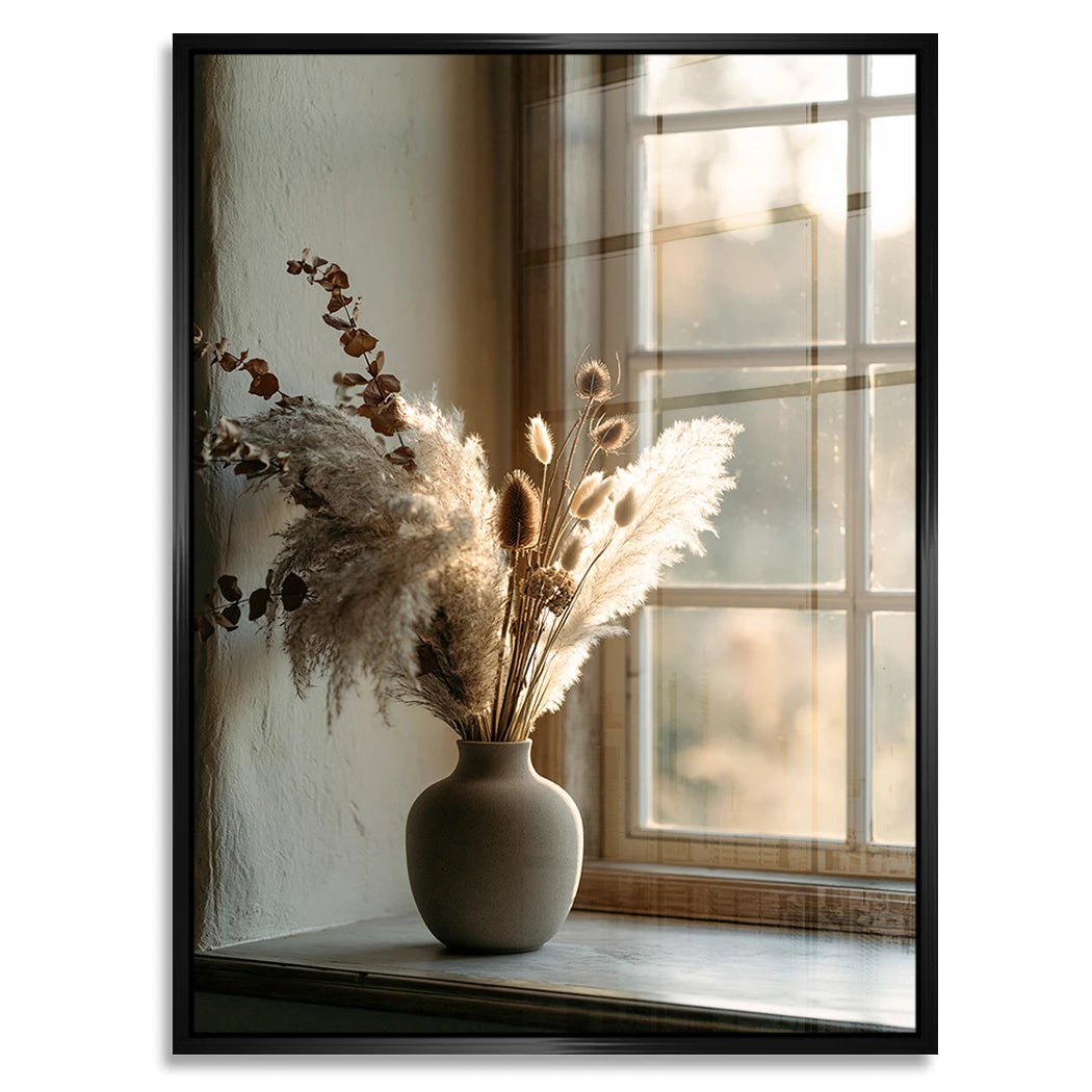 Pampas Fensterlicht Acrylglasbild