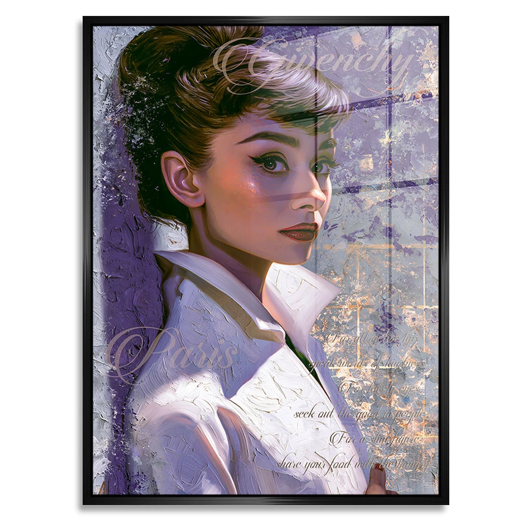 Audrey Couture Acrylglasbild